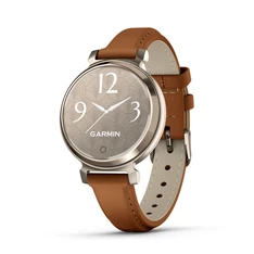 Garmin Lily 2 Classic bőr szíjas krémarany okosóra Garmin Lily 2 Classic bőr szíjas krémarany okosóra