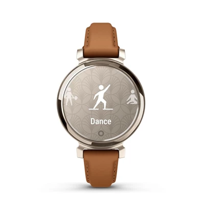 Garmin Lily 2 Classic bőr szíjas krémarany okosóra Garmin Lily 2 Classic bőr szíjas krémarany okosóra