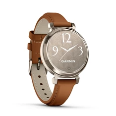 Garmin Lily 2 Classic bőr szíjas krémarany okosóra Garmin Lily 2 Classic bőr szíjas krémarany okosóra