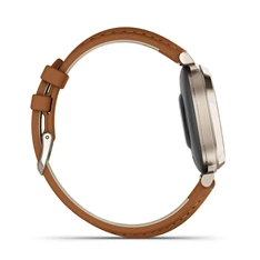 Garmin Lily 2 Classic bőr szíjas krémarany okosóra Garmin Lily 2 Classic bőr szíjas krémarany okosóra