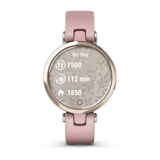 Garmin Lily Sport krém-arany, rózsaszín tok és szilikon szíj okosóra Garmin Lily Sport krém-arany, rózsaszín tok és szilikon szíj okosóra