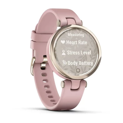 Garmin Lily Sport krém-arany, rózsaszín tok és szilikon szíj okosóra Garmin Lily Sport krém-arany, rózsaszín tok és szilikon szíj okosóra