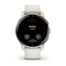 Garmin Venu 2 Plus (43mm) szilikon pántos arany okosóra Garmin Venu 2 Plus (43mm) szilikon pántos arany okosóra