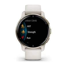 Garmin Venu 2 Plus (43mm) szilikon pántos arany okosóra Garmin Venu 2 Plus (43mm) szilikon pántos arany okosóra