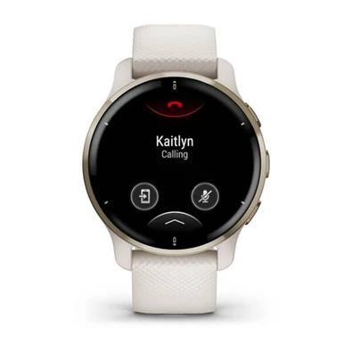 Garmin Venu 2 Plus (43mm) szilikon pántos arany okosóra Garmin Venu 2 Plus (43mm) szilikon pántos arany okosóra