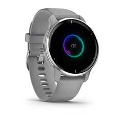 Garmin Venu 2 Plus (43mm) szilikon pántos ezüst okosóra Garmin Venu 2 Plus (43mm) szilikon pántos ezüst okosóra