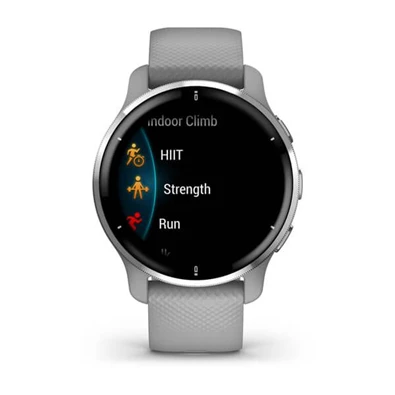 Garmin Venu 2 Plus (43mm) szilikon pántos ezüst okosóra Garmin Venu 2 Plus (43mm) szilikon pántos ezüst okosóra