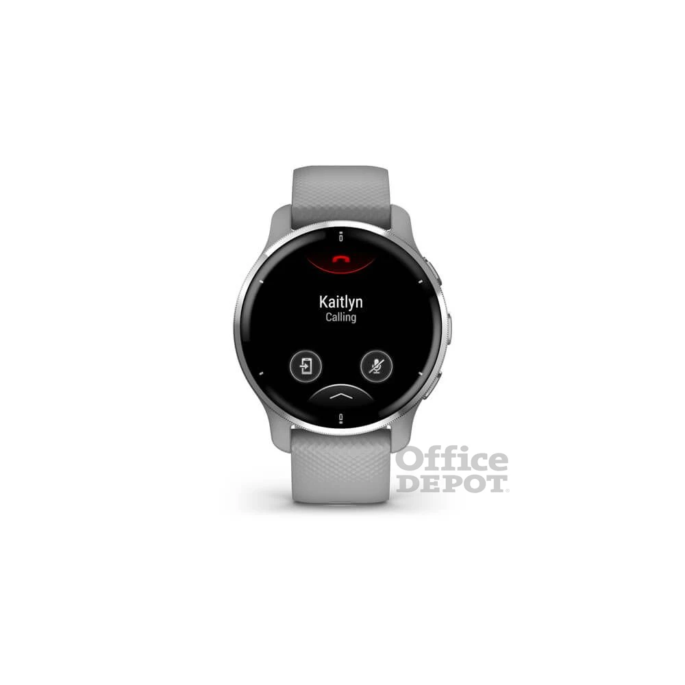 Garmin Venu 2 Plus (43mm) szilikon pántos ezüst okosóra