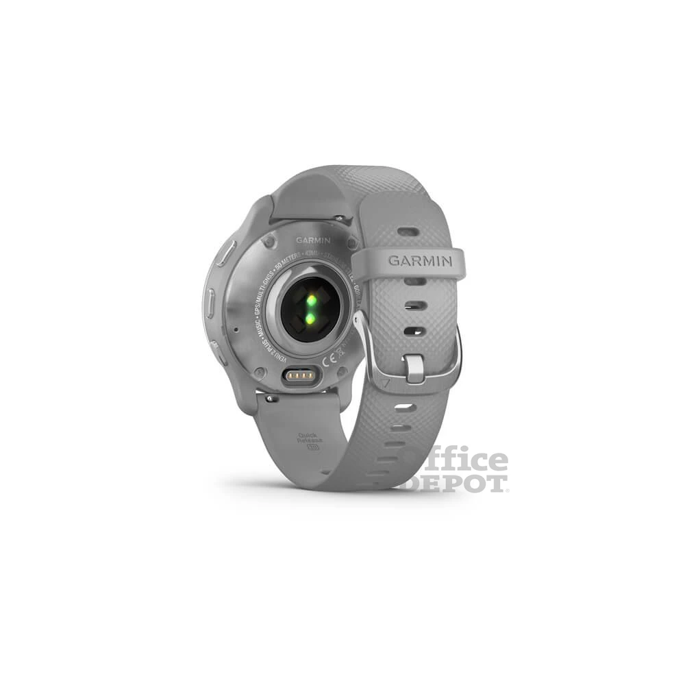 Garmin Venu 2 Plus (43mm) szilikon pántos ezüst okosóra