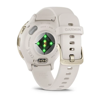 Garmin Venu 3S elefántcsont krémarany, szilikon szíjjal okosóra Garmin Venu 3S elefántcsont krémarany, szilikon szíjjal okosóra