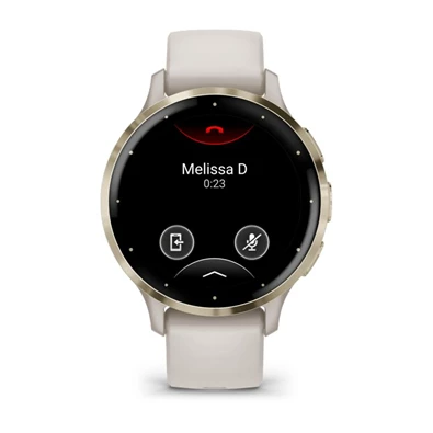 Garmin Venu 3S elefántcsont krémarany, szilikon szíjjal okosóra Garmin Venu 3S elefántcsont krémarany, szilikon szíjjal okosóra