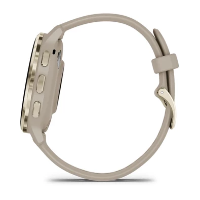Garmin Venu 3S francia szürke-krémarany, szilikon szíjjal okosóra Garmin Venu 3S francia szürke-krémarany, szilikon szíjjal okosóra