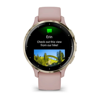 Garmin Venu 3S rózsa krémarany, szilikon szíjjal okosóra Garmin Venu 3S rózsa krémarany, szilikon szíjjal okosóra