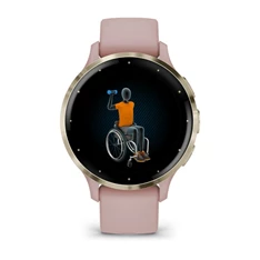 Garmin Venu 3S rózsa krémarany, szilikon szíjjal okosóra Garmin Venu 3S rózsa krémarany, szilikon szíjjal okosóra