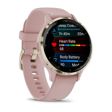 Garmin Venu 3S rózsa krémarany, szilikon szíjjal okosóra Garmin Venu 3S rózsa krémarany, szilikon szíjjal okosóra