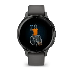 Garmin Venu 3S szürke, szürke kerettel, szilikon szíjjal okosóra Garmin Venu 3S szürke, szürke kerettel, szilikon szíjjal okosóra