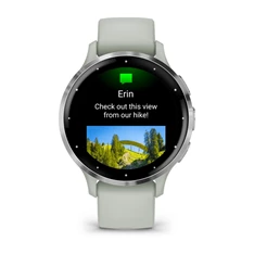 Garmin Venu 3S zsálya, ezüst kerettel, szilikon szíjjal okosóra Garmin Venu 3S zsálya, ezüst kerettel, szilikon szíjjal okosóra