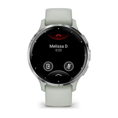 Garmin Venu 3S zsálya, ezüst kerettel, szilikon szíjjal okosóra Garmin Venu 3S zsálya, ezüst kerettel, szilikon szíjjal okosóra