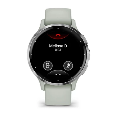 Garmin Venu 3S zsálya, ezüst kerettel, szilikon szíjjal okosóra Garmin Venu 3S zsálya, ezüst kerettel, szilikon szíjjal okosóra