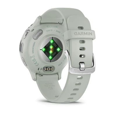 Garmin Venu 3S zsálya, ezüst kerettel, szilikon szíjjal okosóra Garmin Venu 3S zsálya, ezüst kerettel, szilikon szíjjal okosóra