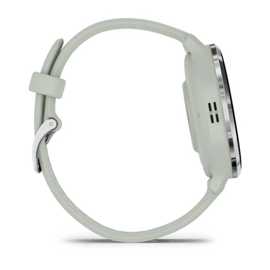Garmin Venu 3S zsálya, ezüst kerettel, szilikon szíjjal okosóra Garmin Venu 3S zsálya, ezüst kerettel, szilikon szíjjal okosóra
