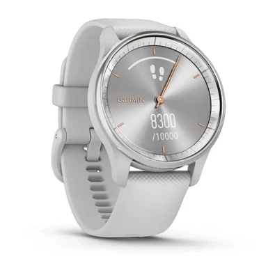 Garmin Vívomove Trend ezüst szürke szilikon szíjjal okosóra Garmin Vívomove Trend ezüst szürke szilikon szíjjal okosóra