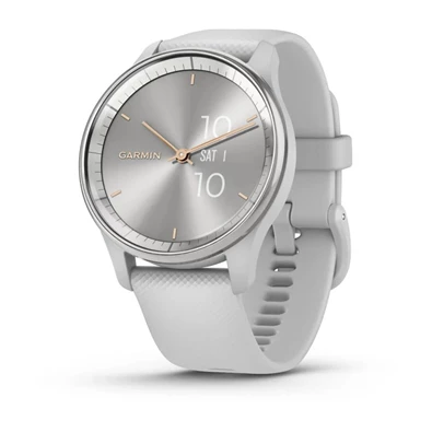 Garmin Vívomove Trend ezüst szürke szilikon szíjjal okosóra Garmin Vívomove Trend ezüst szürke szilikon szíjjal okosóra