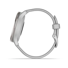 Garmin Vívomove Trend ezüst szürke szilikon szíjjal okosóra Garmin Vívomove Trend ezüst szürke szilikon szíjjal okosóra
