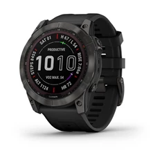 Garmin fenix 7X Sapphire Solar (51mm) szilikon pántos fekete okosóra Garmin fenix 7X Sapphire Solar (51mm) szilikon pántos fekete okosóra