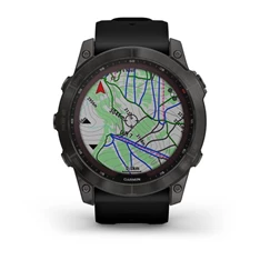 Garmin fenix 7X Sapphire Solar (51mm) szilikon pántos fekete okosóra Garmin fenix 7X Sapphire Solar (51mm) szilikon pántos fekete okosóra