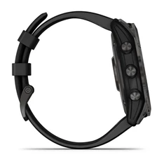 Garmin fenix 7X Sapphire Solar (51mm) szilikon pántos fekete okosóra Garmin fenix 7X Sapphire Solar (51mm) szilikon pántos fekete okosóra