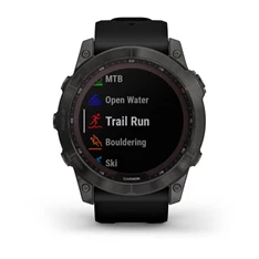 Garmin fenix 7X Sapphire Solar (51mm) szilikon pántos fekete okosóra Garmin fenix 7X Sapphire Solar (51mm) szilikon pántos fekete okosóra