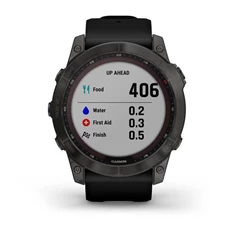 Garmin fenix 7X Sapphire Solar (51mm) szilikon pántos fekete okosóra Garmin fenix 7X Sapphire Solar (51mm) szilikon pántos fekete okosóra