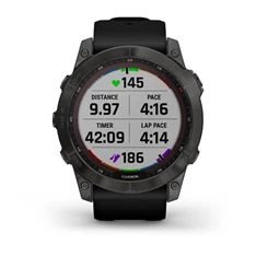 Garmin fenix 7X Sapphire Solar (51mm) szilikon pántos fekete okosóra Garmin fenix 7X Sapphire Solar (51mm) szilikon pántos fekete okosóra