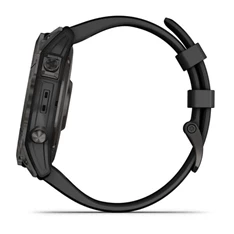 Garmin fenix 7X Sapphire Solar (51mm) szilikon pántos fekete okosóra Garmin fenix 7X Sapphire Solar (51mm) szilikon pántos fekete okosóra