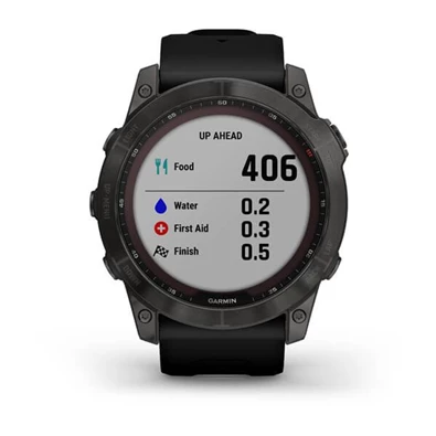 Garmin fenix 7X Sapphire Solar (51mm) szilikon pántos fekete okosóra Garmin fenix 7X Sapphire Solar (51mm) szilikon pántos fekete okosóra