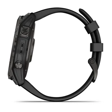 Garmin fenix 7X Sapphire Solar (51mm) szilikon pántos fekete okosóra Garmin fenix 7X Sapphire Solar (51mm) szilikon pántos fekete okosóra