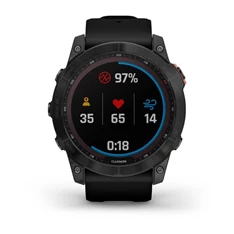 Garmin fenix 7X Solar (51mm) szilikon pántos fekete okosóra Garmin fenix 7X Solar (51mm) szilikon pántos fekete okosóra