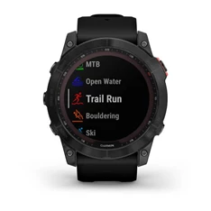 Garmin fenix 7X Solar (51mm) szilikon pántos fekete okosóra Garmin fenix 7X Solar (51mm) szilikon pántos fekete okosóra