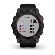 Garmin fenix 7X Solar (51mm) szilikon pántos fekete okosóra Garmin fenix 7X Solar (51mm) szilikon pántos fekete okosóra