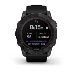 Garmin fenix 7X Solar (51mm) szilikon pántos fekete okosóra Garmin fenix 7X Solar (51mm) szilikon pántos fekete okosóra