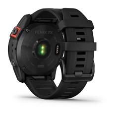 Garmin fenix 7X Solar (51mm) szilikon pántos fekete okosóra Garmin fenix 7X Solar (51mm) szilikon pántos fekete okosóra
