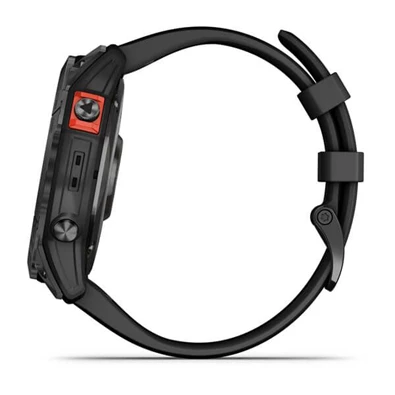 Garmin fenix 7X Solar (51mm) szilikon pántos fekete okosóra Garmin fenix 7X Solar (51mm) szilikon pántos fekete okosóra