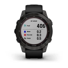 Garmin fenix 7 Sapphire Solar (47mm) szilikon pántos fekete okosóra Garmin fenix 7 Sapphire Solar (47mm) szilikon pántos fekete okosóra