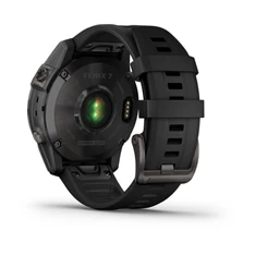 Garmin fenix 7 Sapphire Solar (47mm) szilikon pántos fekete okosóra Garmin fenix 7 Sapphire Solar (47mm) szilikon pántos fekete okosóra