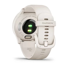Garmin vívomove Sport fehér szilikon szíjjal barackarany órakerettel okosóra Garmin vívomove Sport fehér szilikon szíjjal barackarany órakerettel okosóra