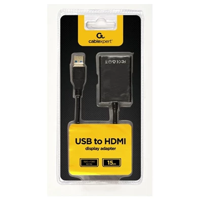 Gembird A-USB3-HDMI-02 USB - HDMI fekete adapter
