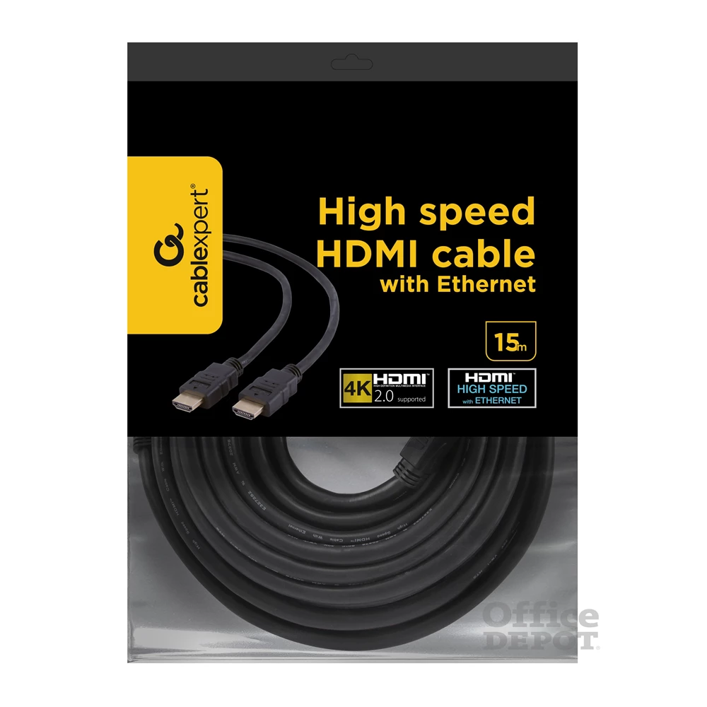 Gembird CC-HDMI4-15M 15m HDMI 1.4 -> HDMI 1.4 M/M fekete kábel