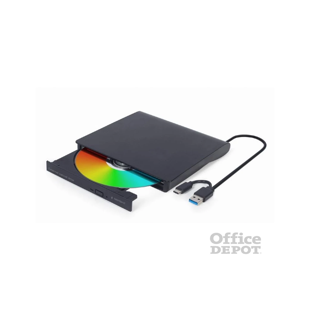 Gembird DVD-USB-03 fekete USB külső DVD író