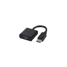 Gembird Displayport male to HDMI female 10cm fekete adapter kábel